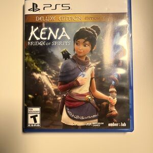 Kena: Bridge of Spirits Deluxe Edition for PS5 - Blue Case